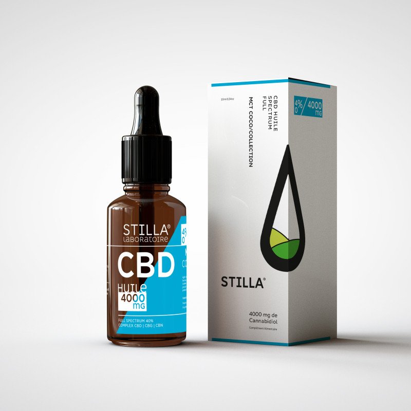 Huile CBD MCT Coco 40% Stilla