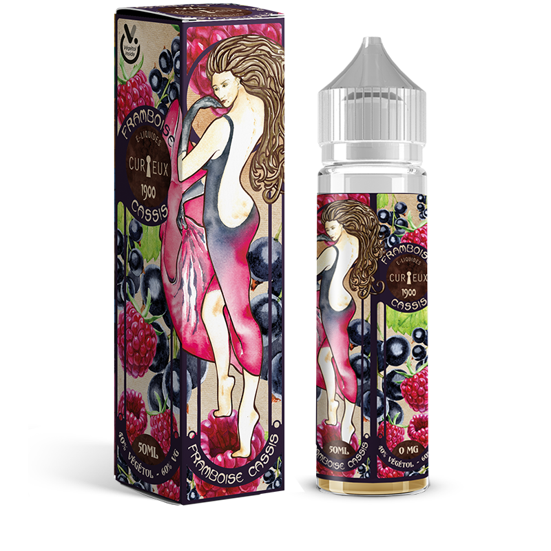 E-liquide Le Curieux édition 1900 Framboise Cassis