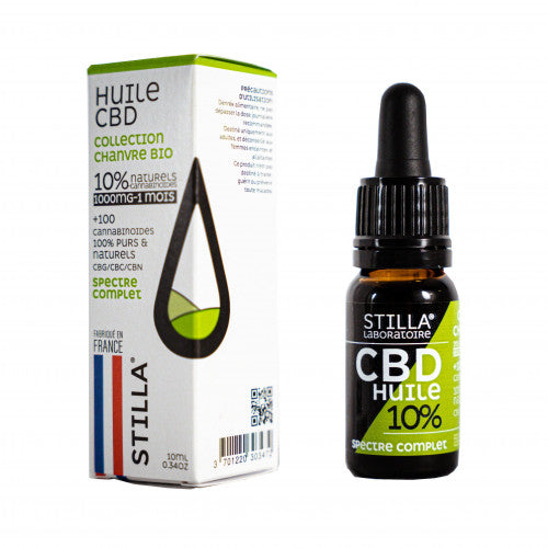Huile de CBD collection chanvre Stilla 10%