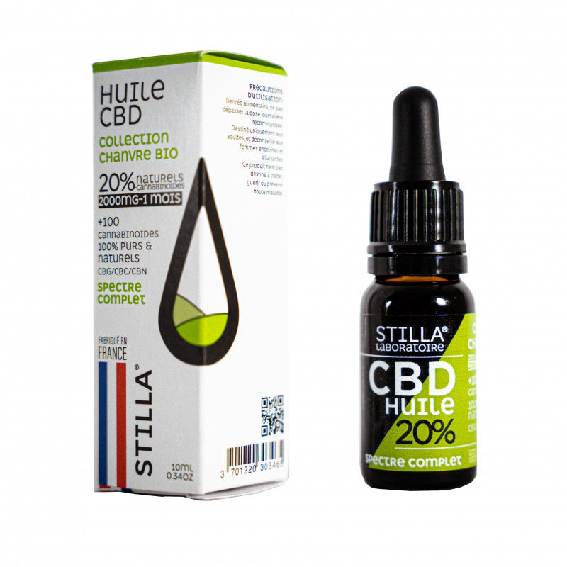 Huile de CBD collection chanvre Stilla 20%